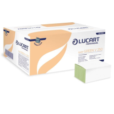 LUCART Easy kéztörlő Z/V hajtogatott zöld  (863063) (L863063) higiéniai papíráru