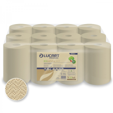 LUCART ECO Natural mini belsőmagos kéztörlő, 2 rétegű, 12tekercs/zsugor papírárú, csomagoló és tárolóeszköz