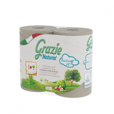 LUCART GRAZIE NATURAL háztartási toalettpapír 2réteg, 4 tekercses higiéniai papíráru