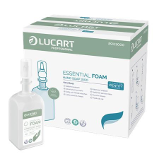 LUCART Habszappan, utántöltő, 1 liter, LUCART &quot;IDENTITY Essential&quot;, fehér tisztító- és takarítószer, higiénia