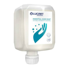 LUCART Habszappan, utántöltő, 6x0,8 l, LUCART IDENTITY Essential, fehér (KHH758) tisztító- és takarítószer, higiénia