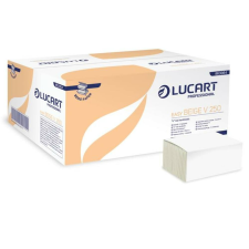 LUCART Kéztörlő, Z/V hajtogatott, 1 rétegű, 250 lap, LUCART, Easy, beige (UBC02) higiéniai papíráru
