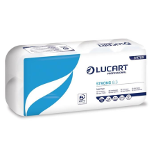 LUCART Strong 8.3, 3 rétegű, kistekercses, 8 tekercs toalettpapír fehér (811789P) (811789P) higiéniai papíráru