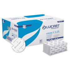 LUCART Strong V2.25 hajtogatott kéztörlő 2 rétegű cellulóz 20x190 lap / karton papírárú, csomagoló és tárolóeszköz