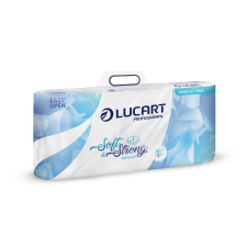 LUCART Toalettpapír, 3 rétegű, kistekercses, 15 m, "Soft and Strong", fehér fürdőszoba kiegészítő