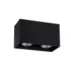 Lucide BODI Ceiling Light Square 2xGU10excl Bla- 09101/02/30