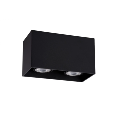 Lucide BODI Ceiling Light Square 2xGU10excl Bla- 09101/02/30 világítás