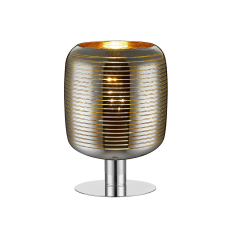 Lucide Eryn króm-arany asztali lámpa (LUC-70583/01/11) E27 1 izzós IP20 világítás
