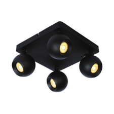 Lucide Favori fekete mennyezeti spotlámpa (LUC-09932/04/30) GU10 4 izzós IP20 világítás