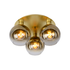 Lucide Marius arany-szürke mennyezeti lámpa (LUC-74114/03/02) E27 3 izzós IP20 világítás