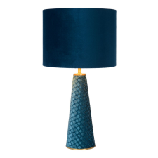 Lucide Velvet kék asztali lámpa (LUC-10501/81/37) E27 1 izzós IP20 világítás