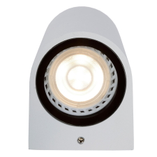Lucide Zaro fehér kültéri fali lámpa (LUC-69801/02/31) GU10 2 izzós IP44 kültéri világítás