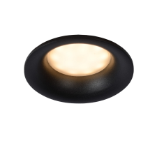 Lucide Ziva fekete fürdőszobai mennyezeti spotlámpa (LUC-09923/01/30) GU10 1 izzós IP44 világítás