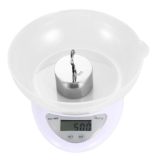 Lucky Digitális konyhai mérleg mérőtállal / 5 kg-ig konyhai mérleg