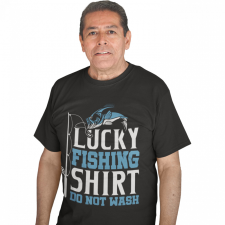 Lucky fishing shirt - Férfi Póló férfi póló