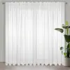  Lucy fényáteresztő függöny voile anyagból Fehér 200x270 cm