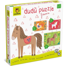 Ludattica Dudu Farm animals, puzzle for beginners (20309) puzzle, kirakós