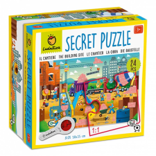 Ludattica Secret Puzzle with magnifying glass, Construction site (22594) puzzle, kirakós