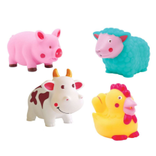 LUDI - Farm állatai - fürdő játék - 4 db-os készlet fürdőszobai játék
