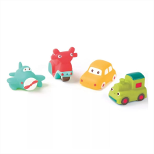 Ludi Ludi Fürdőjáték 4 db-os készlet, járművek fürdőszobai játék