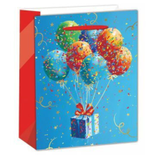  Lufi mintás ajándéktasak, kék - 18 x 23 cm ajándéktasak