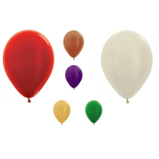  Lufik fémes metál színekben 30cm party kellék