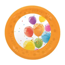 Lufis Sparkling micro prémium műanyag lapostányér 21 cm party kellék