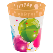 Lufis Sparkling micro prémium műanyag pohár 250 ml itatópohár