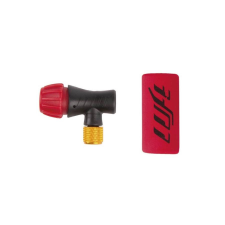 Luft CO2 minipumpa, minden szeleptípushoz, patron nélkül, piros kerékpár és kerékpáros felszerelés