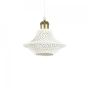  Lugano medál 206806, 1xE27, fehér, IP20, Ideal Lux