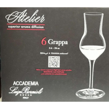 Luigi Bormioli Atelier Grappa pohár 8 cl, 6 db, 198857 ajándéktárgy