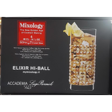 Luigi Bormioli Mixology Elixir üdítős pohár, 48cl, 6db üdítős pohár