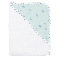  LUMA Törölköző kapucnival Paper Boats 85x75 cm limitált kollekció lakástextília