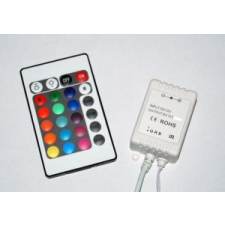 Lumen Fényerőszabályzó és vezérlő IR távirányítóval RGB LED szalaghoz , 12VDC 6A/72W (2A/24w/szín) / 24VDC 6A/144W (2A/48w/szín , 12 V DC, LUM30-3200121 Lumen villanyszerelés