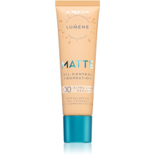 LUMENE Matte Oil-Control fluid make-up kombinált és zsíros bőrre árnyalat 00 Ultra Light 30 ml smink alapozó