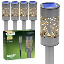 LUMILED 5x Lampa Solarna Ogrodowa LED 2700K Wbijana Słupek Ażurowy CAREX LUMILED kültéri világítás