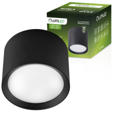 LUMILED HALOGEN Felületre szerelhető SUNLA Tube Gx53 LED Spot mennyezeti égőhenger fekete LUMILED világítás