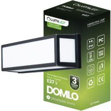 LUMILED Lampa Ogrodowa Kinkiet Elewacyjny E27 Prostokątny DOMLO LUMILED kültéri világítás