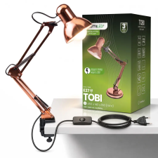 LUMILED Lampka Biurkowa Kreślarska Stołowa E27 TOBI Złota LMILED + Uchwyt na Blat világítás