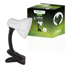 LUMILED Lampka Biurkowa Stołowa Regulowana LIRIA Szkolna Nocna E27 Klips Biała LUMILED világítás
