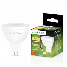 LUMILED LED izzó GU5.3 MR16 8W = 80W 720lm 3000K Meleg 120° LUMILED izzó