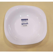 LUMINARC CARINE fehér mély tányér 21 cm, 1db tányér és evőeszköz