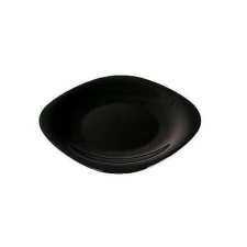 LUMINARC CARINE fekete desszert tányér 19 cm, 1db tányér és evőeszköz