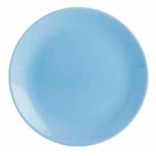 LUMINARC DIWALI LIGHT BLUE desszert tányér 19cm, üveg, 1db tányér és evőeszköz