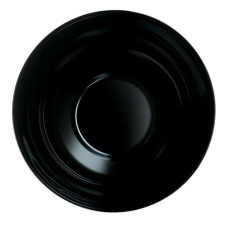 LUMINARC Levesestál LUMINARC Diwali fekete 18 cm tányér és evőeszköz