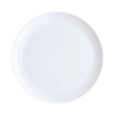 LUMINARC Pampille lapos tányér 25 cm fehér tányér és evőeszköz