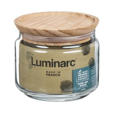 LUMINARC Pot Pure üveg tároló fa tetővel, 0,5 liter, 8,1x10,5 cm, P9610 konyhai eszköz