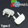  Lumines Alu profil eloxált (Type-Z) végzáró (barna)