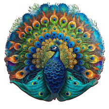 Luminiszcenikus Puzzle Páva 500 darab puzzle, kirakós