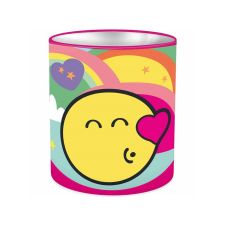Luna : Emoji henger alakú fém asztali írószertartó 10x11cm írószertartó